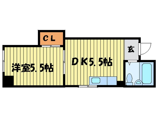 メゾンドパルの物件間取画像